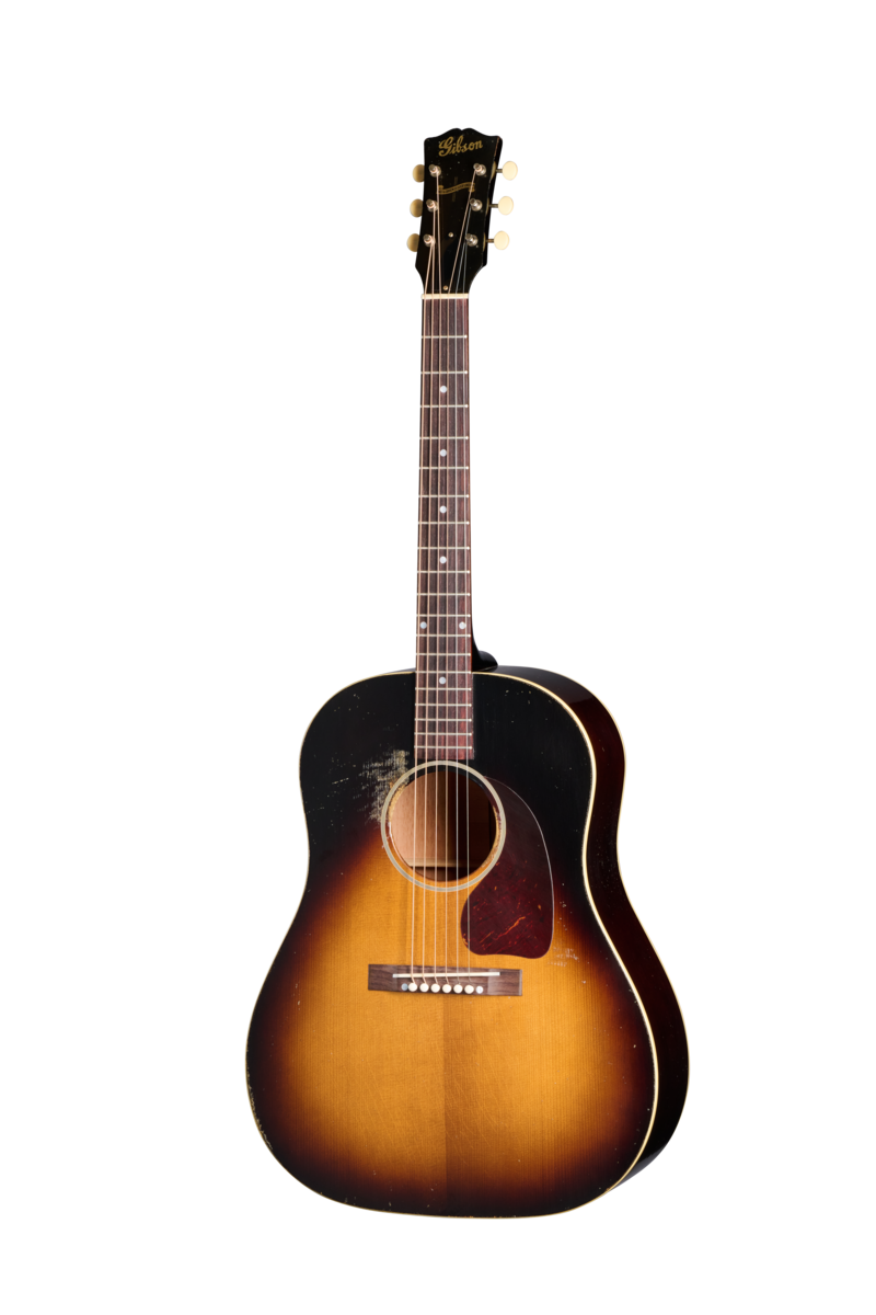 Gibson 1942 Banner J-45 Heavy Aged Vintage Sunburst w/case