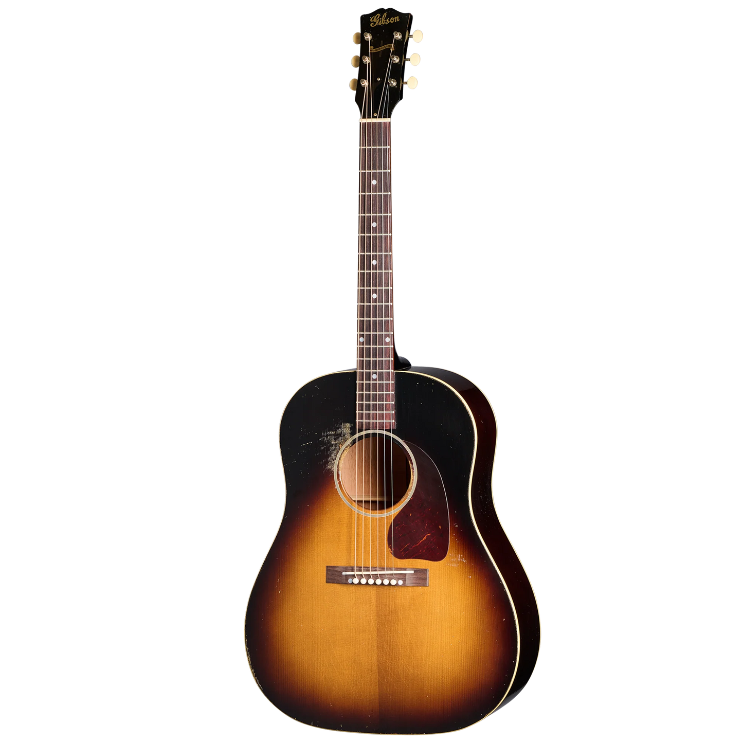 Gibson Custom 1942 Banner J-45 Reissue, Heavy Aged, Vintage Sunburst