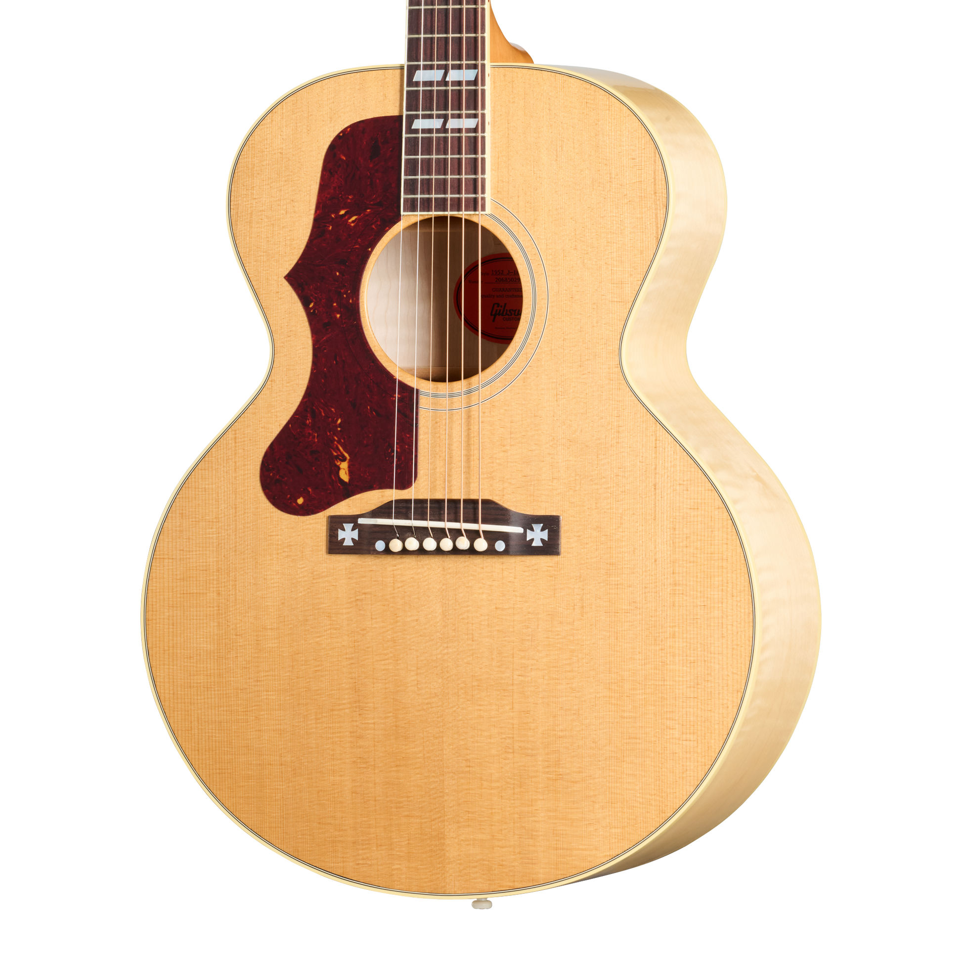 Gibson Custom 1952 J-185 Reissue, Left-Handed, Antique Natural