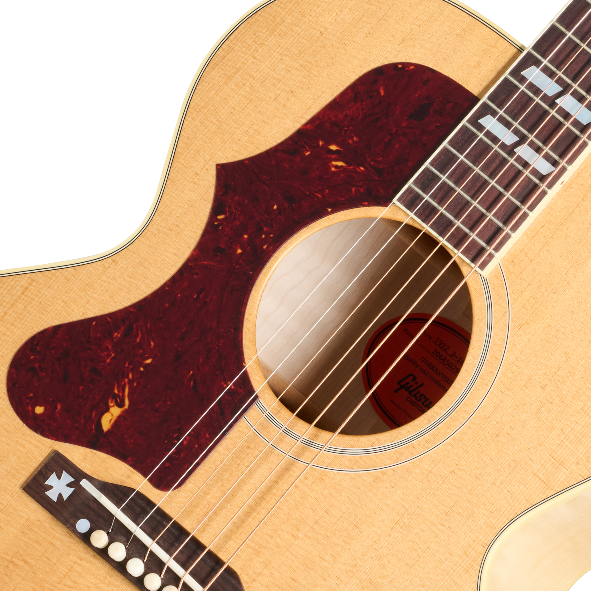 Gibson Custom 1952 J-185 Reissue, Left-Handed, Antique Natural