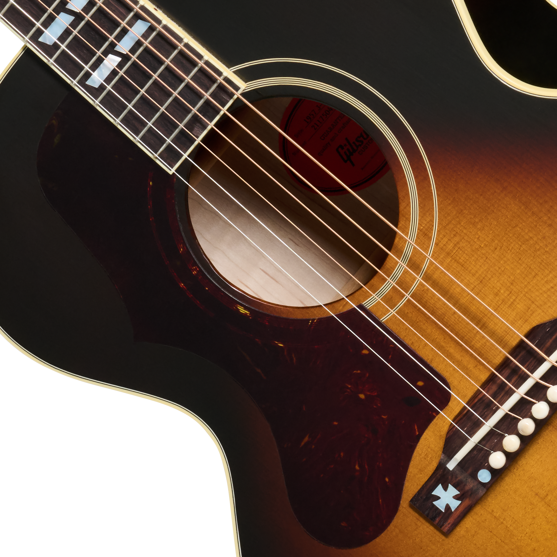 Gibson Custom 1952 J-185 Reissue, Left-Handed, Vintage Sunburst
