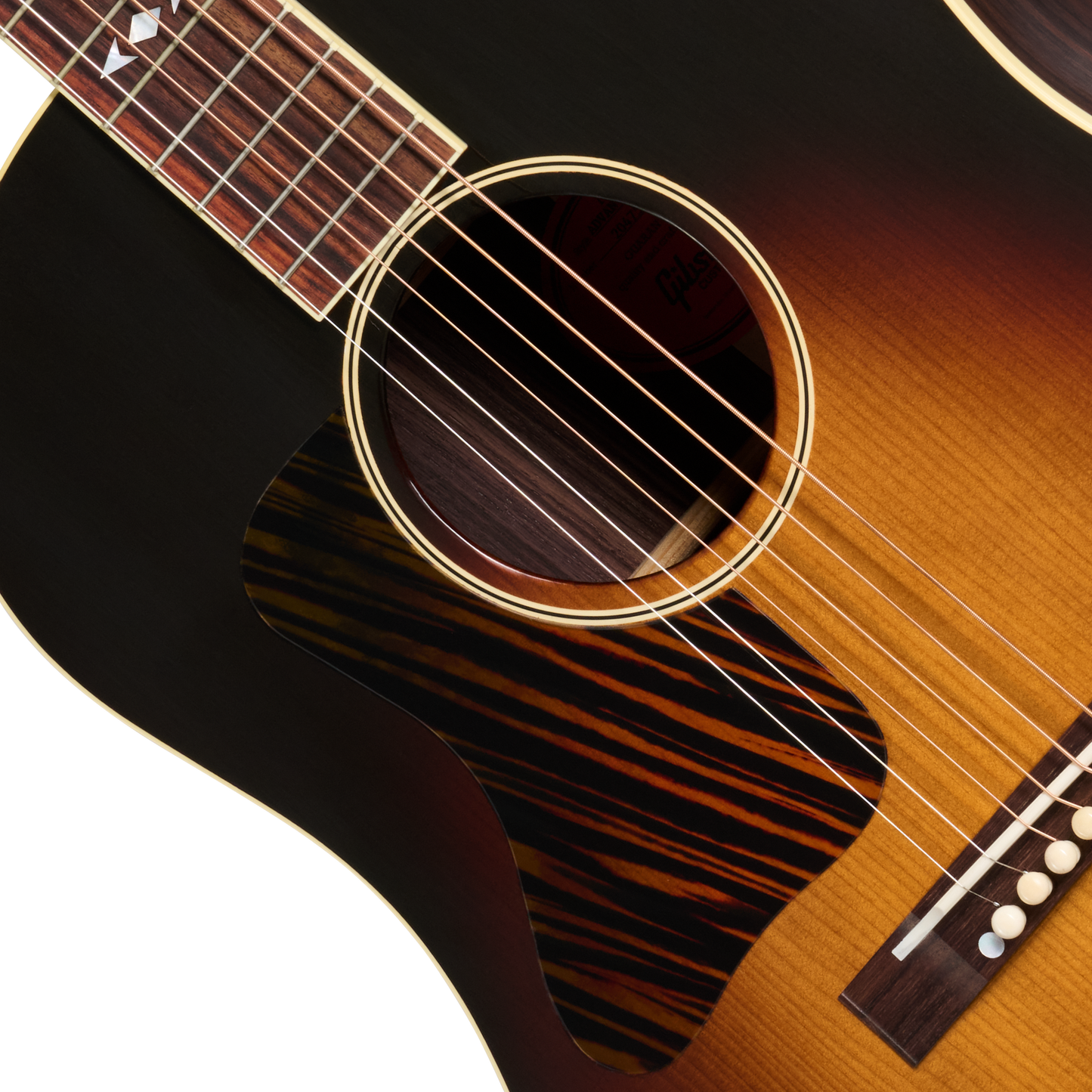 Gibson Custom 1936 Advanced Jumbo Reissue, Left-Handed, Vintage Sunburst