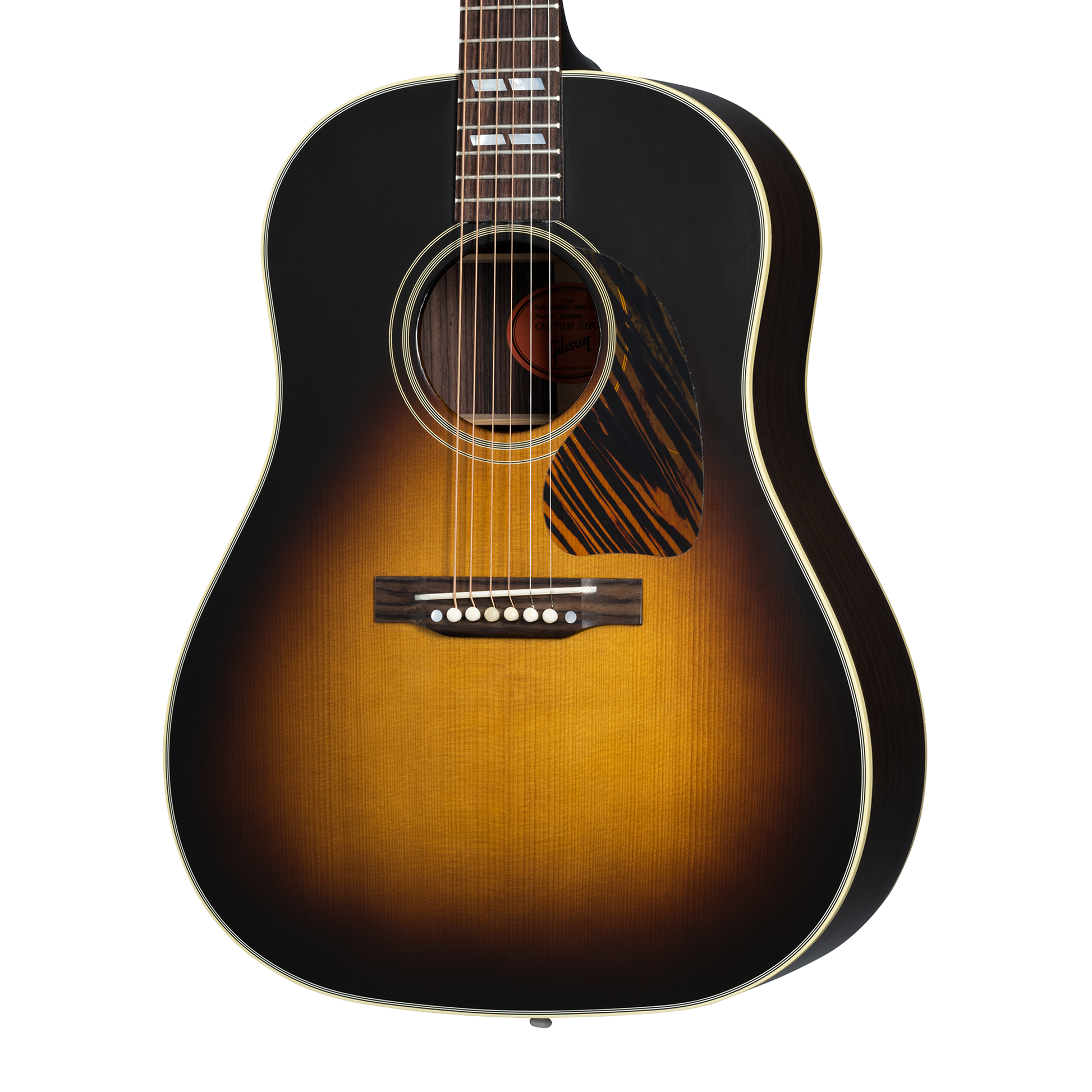 Gibson Custom 1942 Banner Southern Jumbo Reissue, Vintage Sunburst