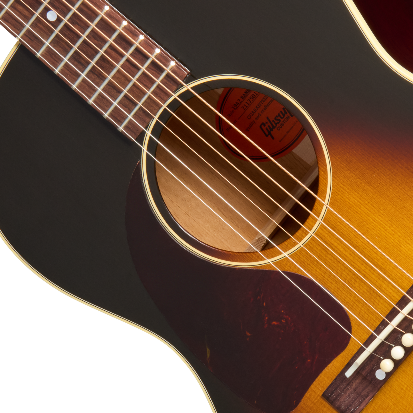 Gibson Custom 1942 Banner LG-2 Reissue, Left-Handed, Vintage Sunburst