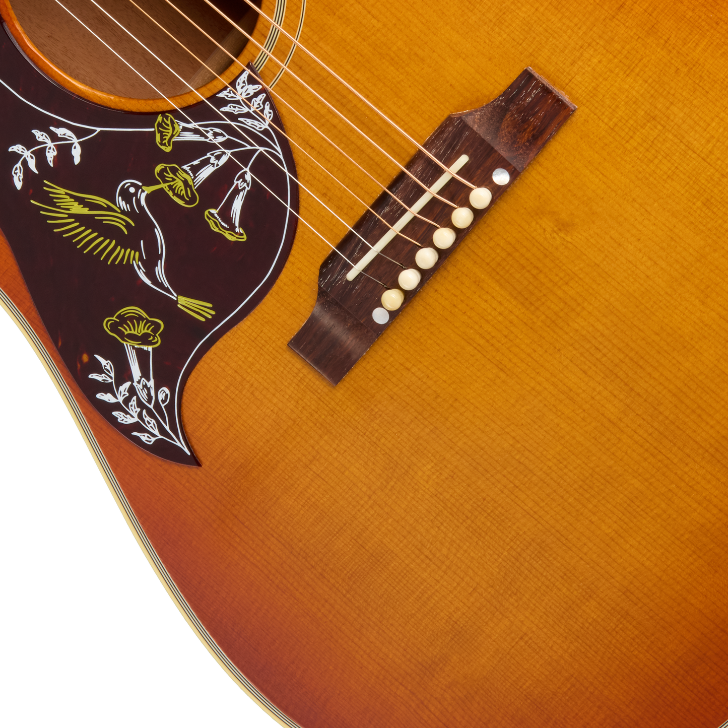 Gibson Custom 1960 Hummingbird Reissue, Left-Handed, Heritage Cherry Sunburst