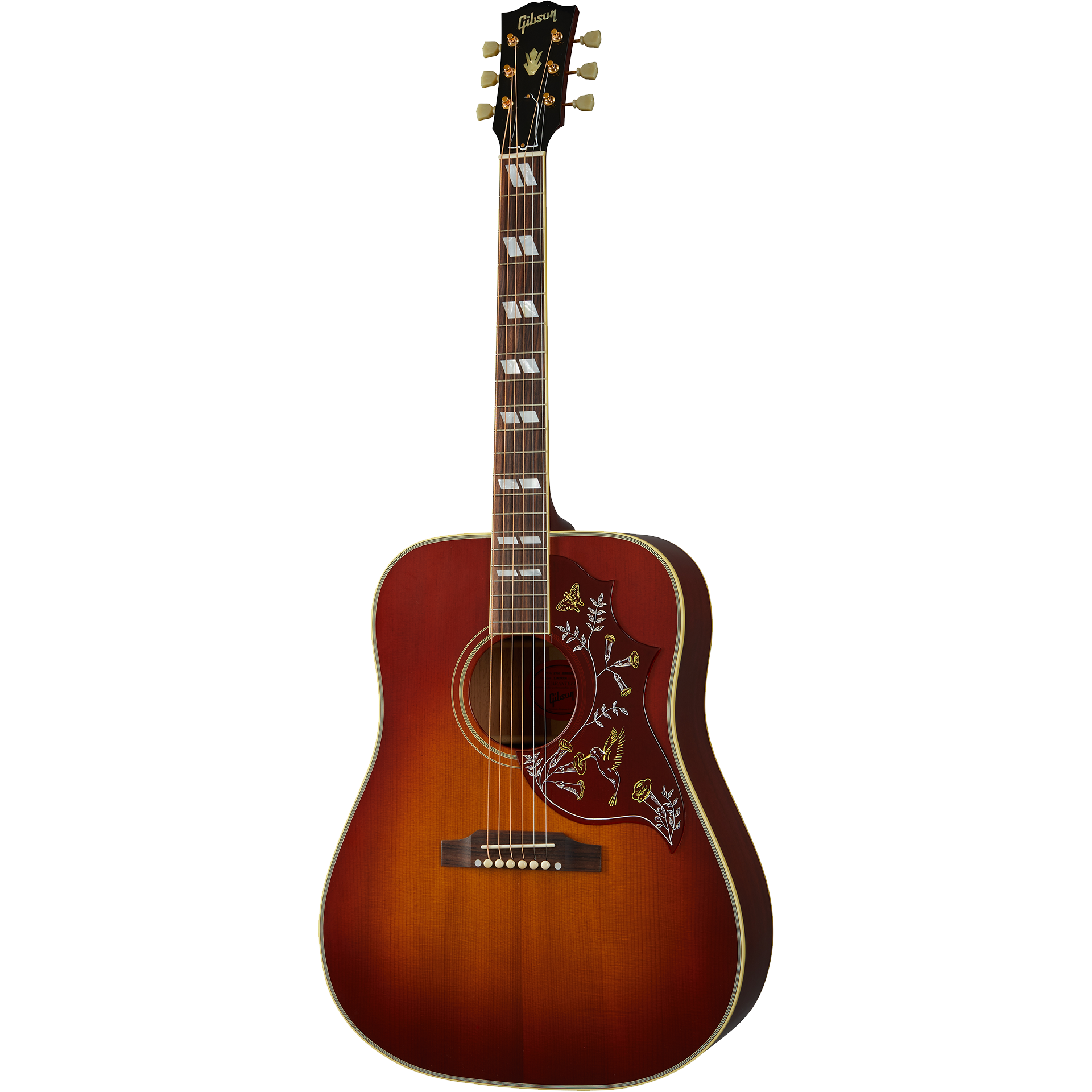 Gibson 1960 Hummingbird Fixed Bridge Acoustic Guitar, Heritage Cherry Sunburst