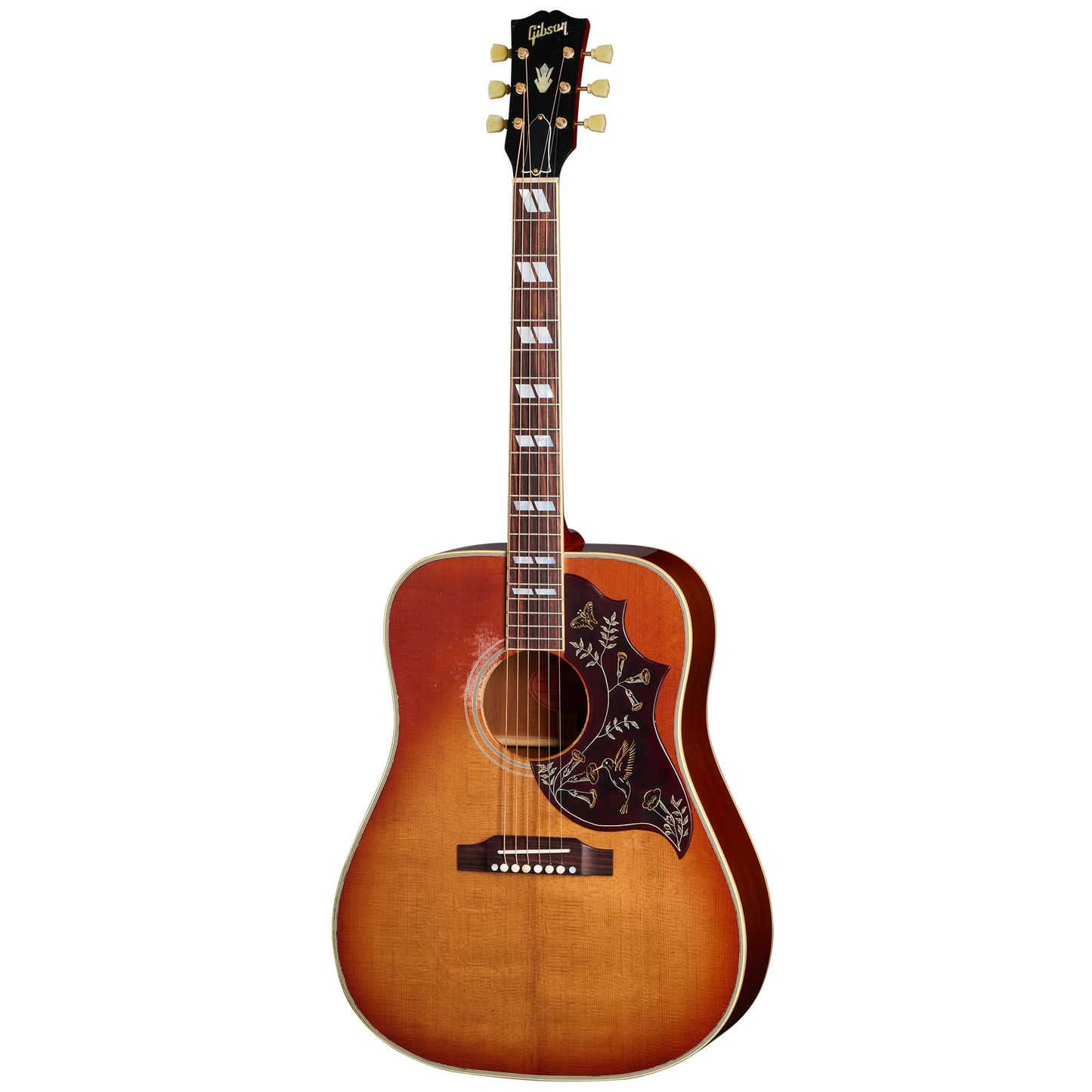 Gibson Custom 1960 Hummingbird Reissue, Heavy Aged, Washed Cherry Sunburst