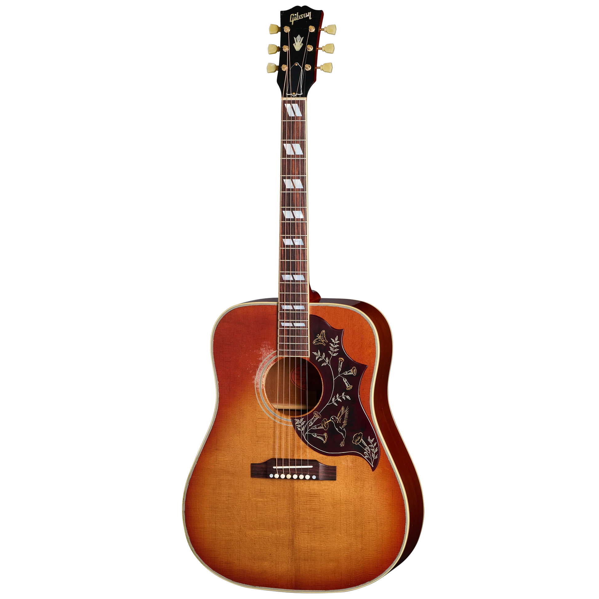 Gibson Custom 1960 Hummingbird Reissue, Heavy Aged, Washed Cherry Sunburst