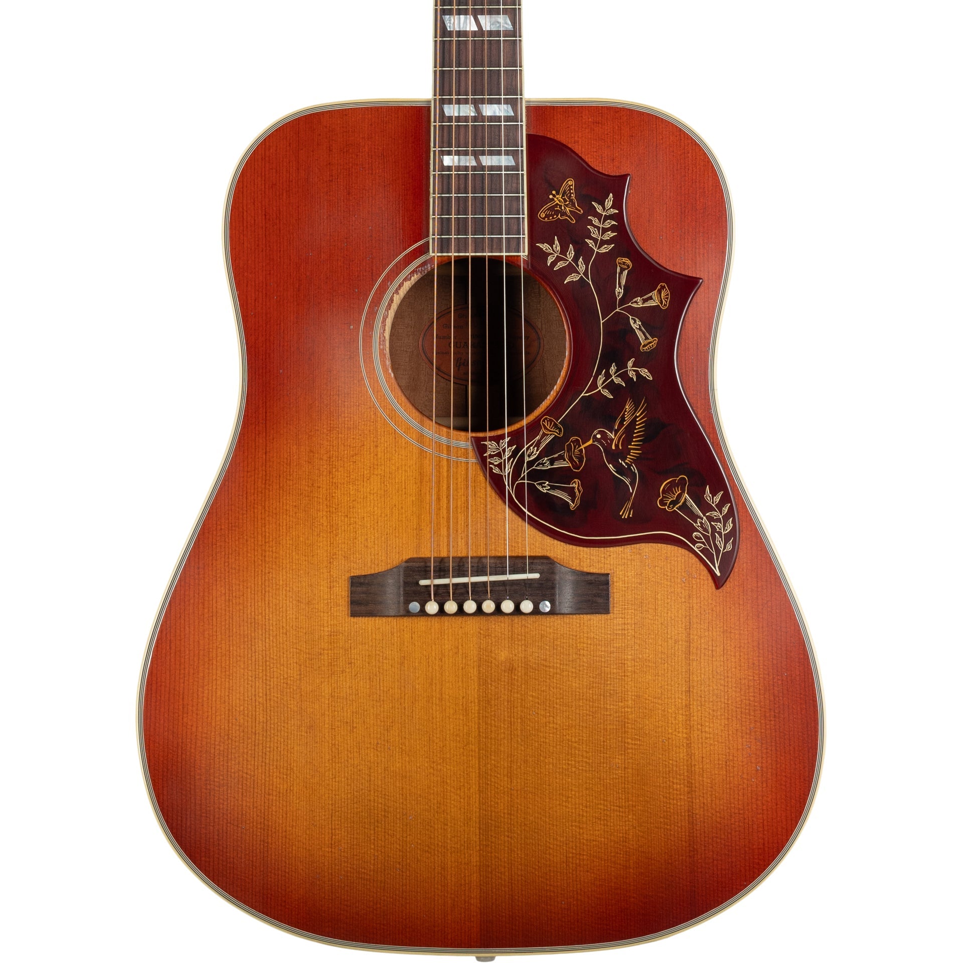 Gibson 1960 Hummingbird Acoustic Guitar - Heritage Cherry Sunburst Light Aged