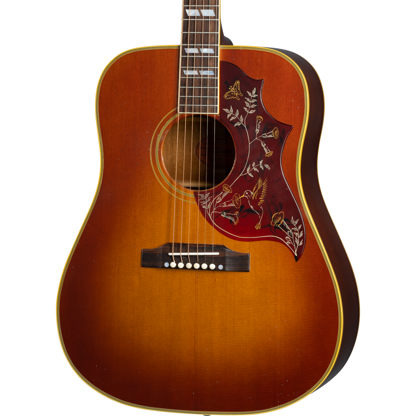 Gibson 1960 Hummingbird Acoustic Guitar - Heritage Cherry Sunburst Light Aged