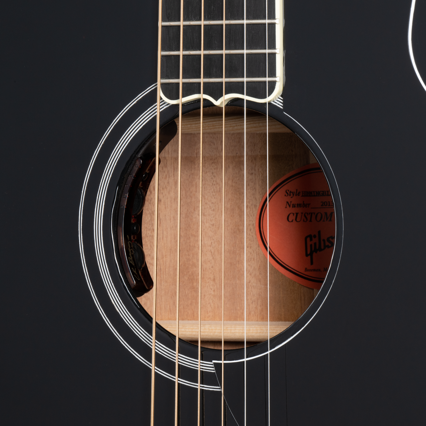 Gibson Custom Hummingbird Custom, Ebony