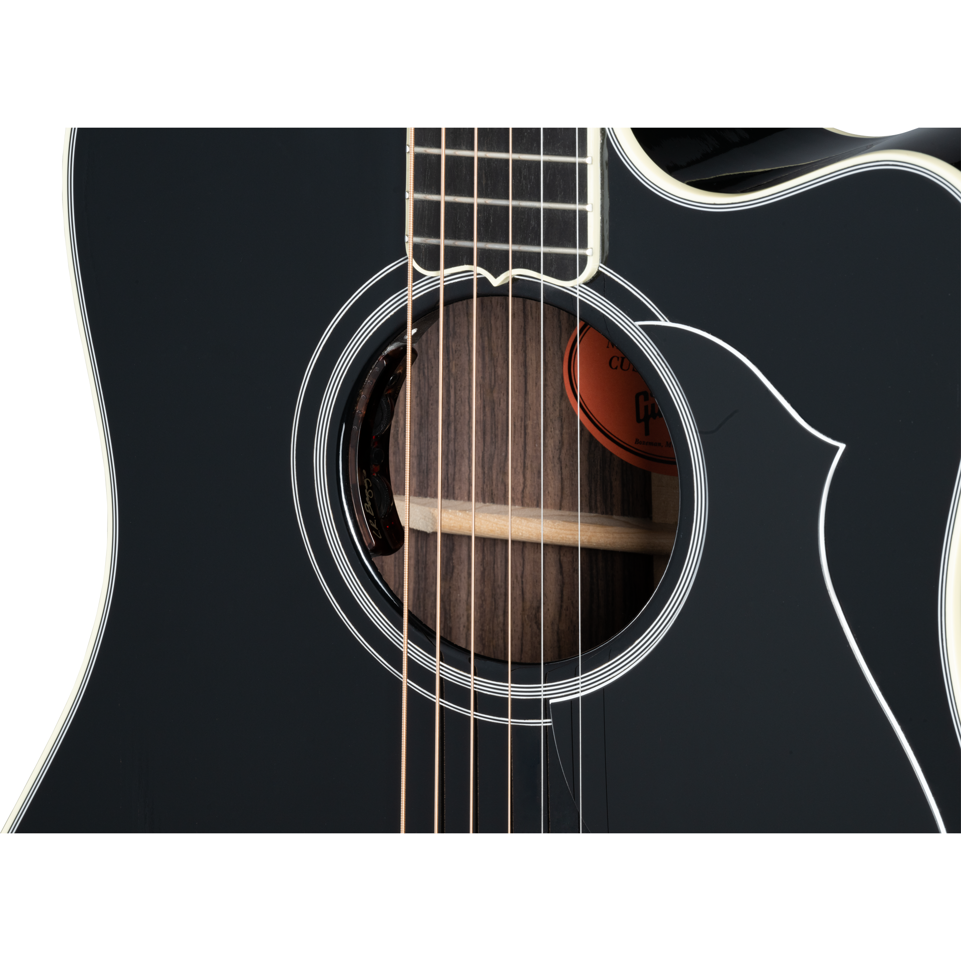 Gibson Songwriter EC Custom Acoustic Electric Guitar - Ebony