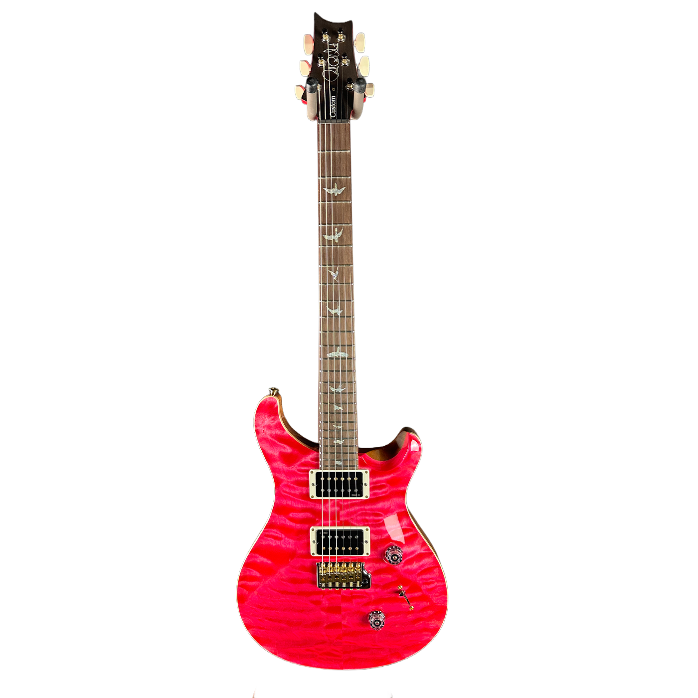 PRS Wood Library Custom 24 Quilt 10 Top Bonni Pink w/case 0409208