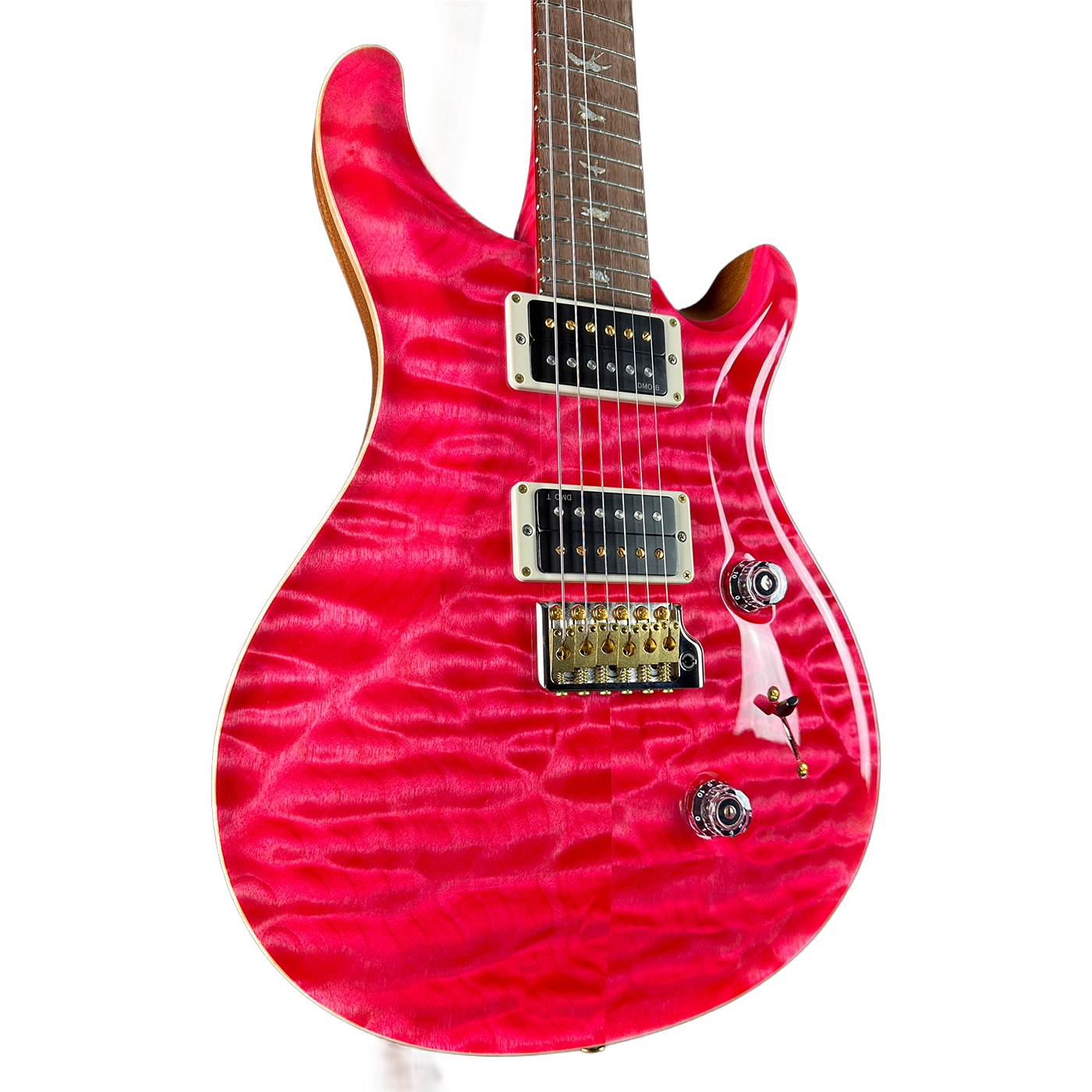 PRS Wood Library Custom 24 Quilt 10 Top Bonni Pink w/case 0409208
