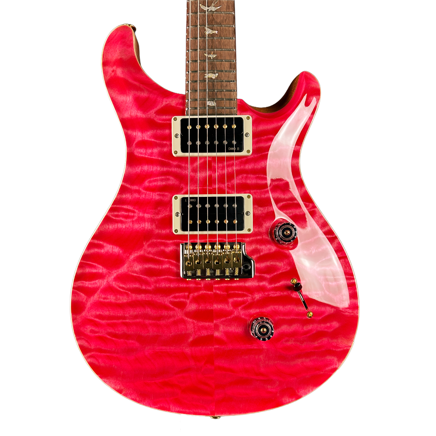 PRS Wood Library Custom 24 Quilt 10 Top Bonni Pink w/case 0409208