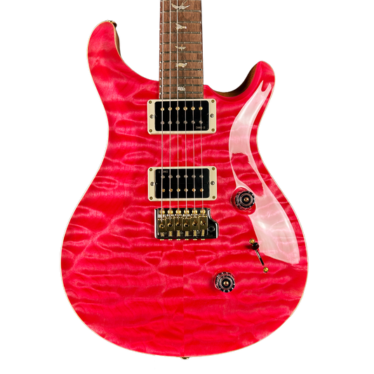 PRS Wood Library Custom 24 Quilt 10 Top Bonni Pink w/case 0409208