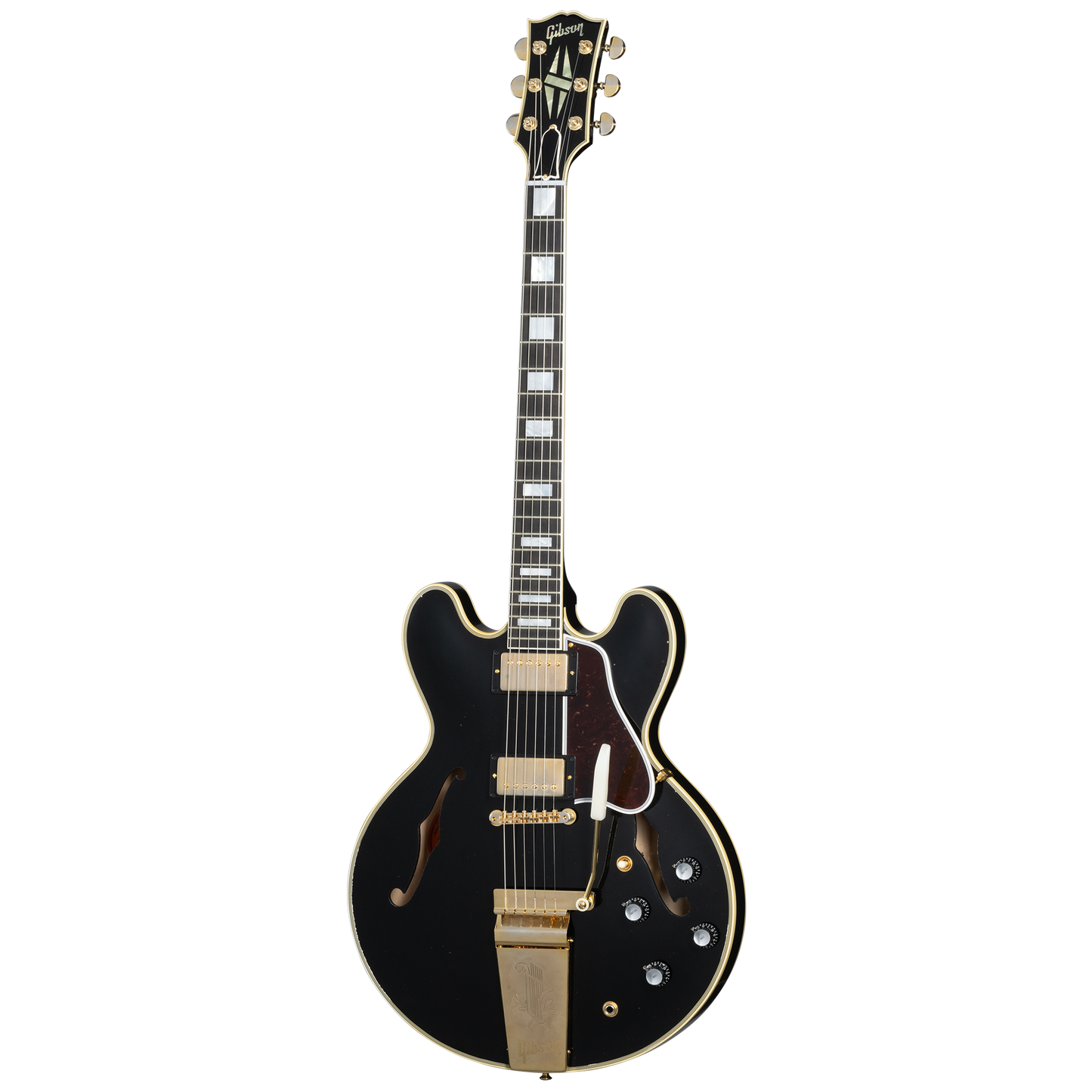 Gibson Custom 60s ES-355 Reissue Maestro Vibrola, Light Aged, Ebony