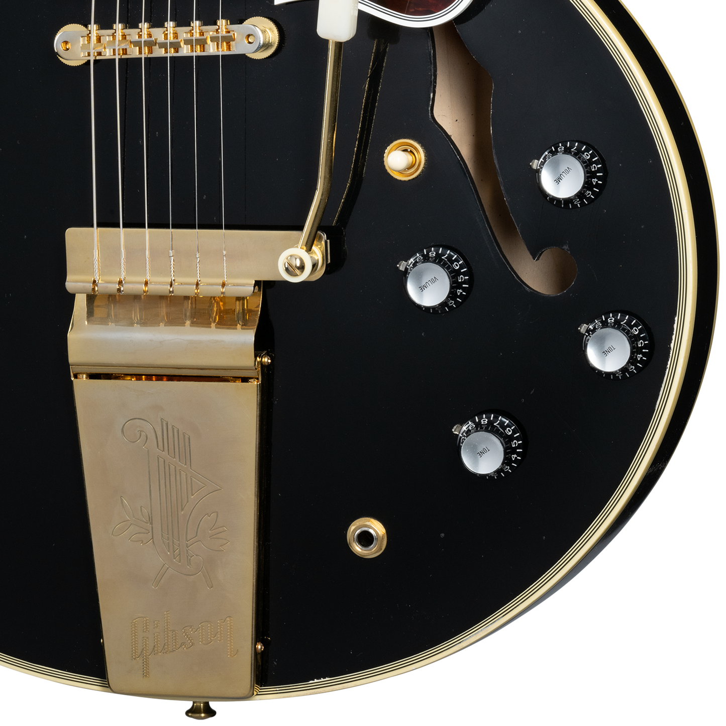 Gibson Custom 60s ES-355 Reissue Maestro Vibrola, Light Aged, Ebony
