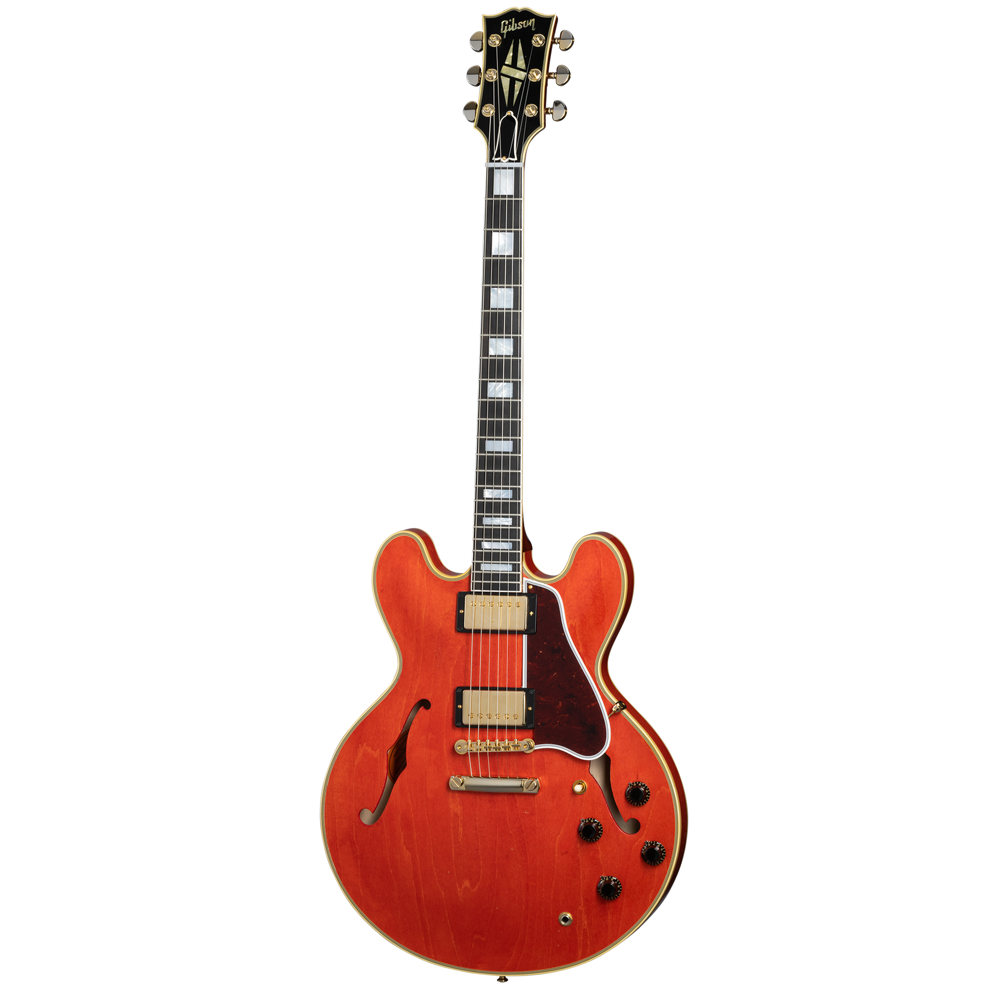 Gibson Custom 1959 ES-355 Reissue, Light Aged, Grapefruit Red