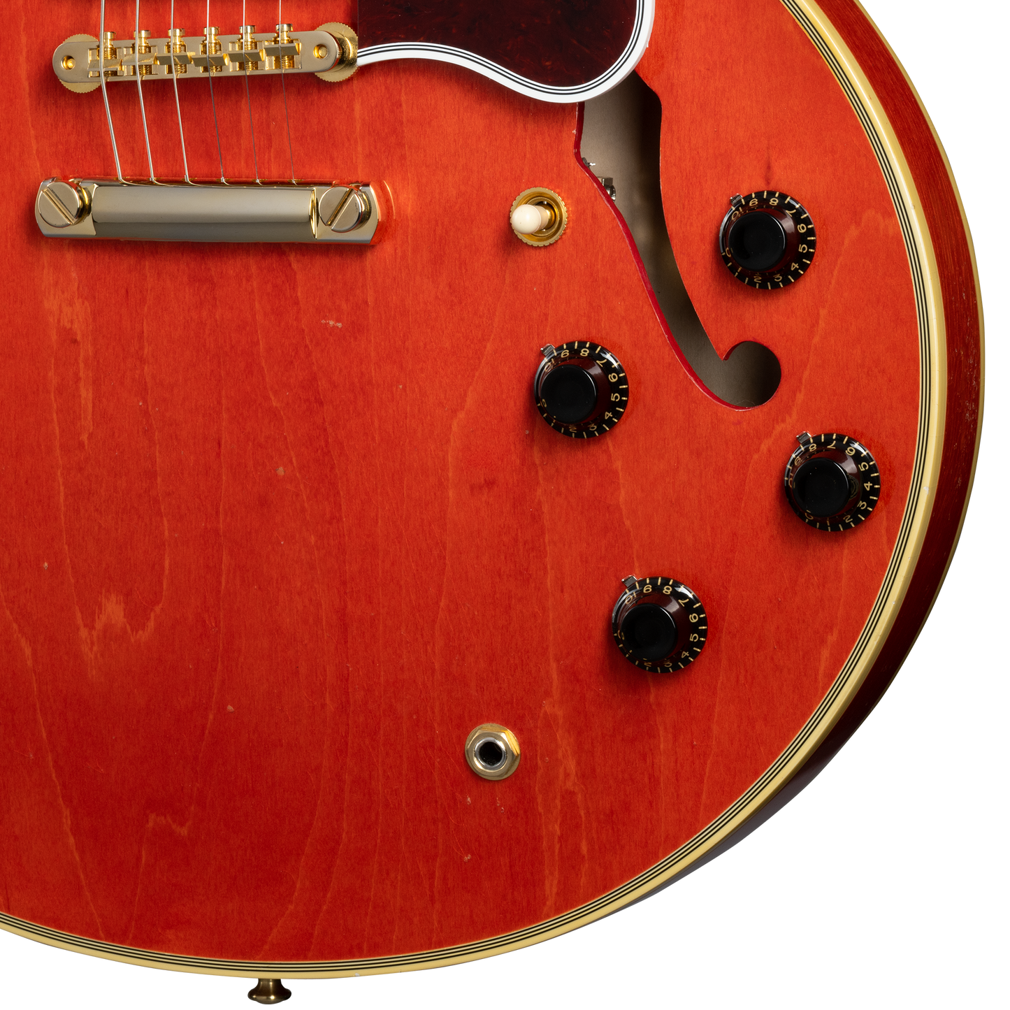 Gibson Custom 1959 ES-355 Reissue, Light Aged, Grapefruit Red