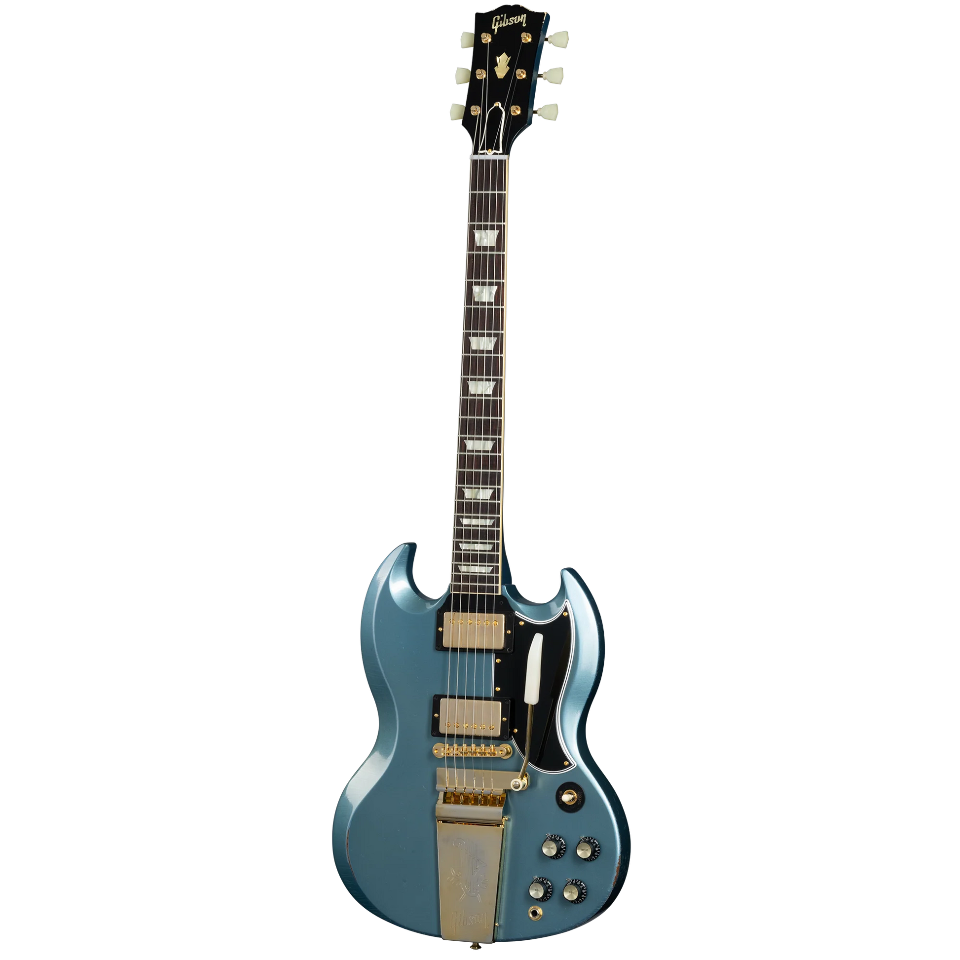 Gibson Custom 1964 SG Standard Reissue with Maestro, Light Aged, Antique Pelham Blue