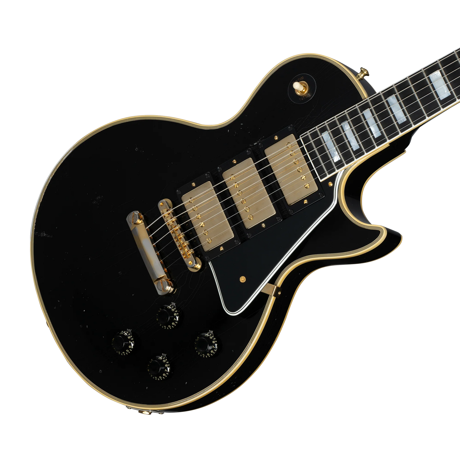 Gibson Custom 1957 Les Paul Custom Reissue 3-Pickup, Light Aged, Ebony