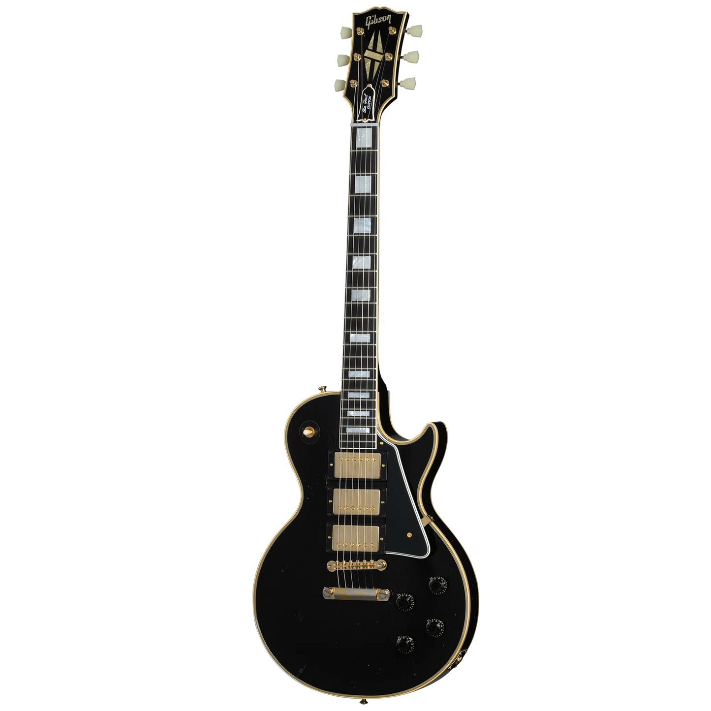 Gibson Custom 1957 Les Paul Custom Reissue 3-Pickup, Light Aged, Ebony
