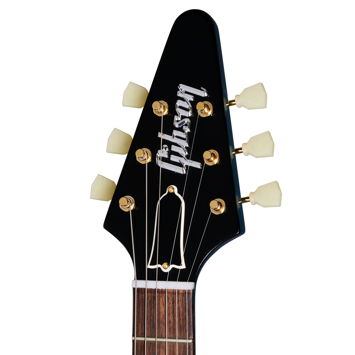 Gibson Custom 1958 Korina Flying V (White Pickguard), Exclusive, Antique Pelham Blue VOS