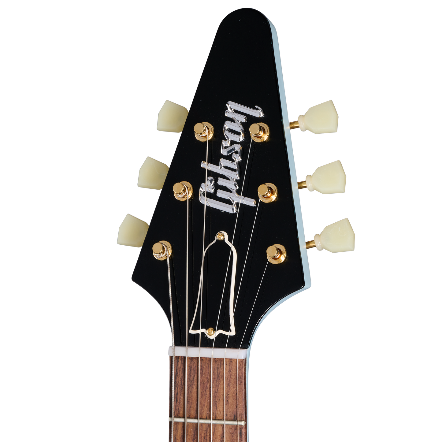Gibson Custom 1958 Korina Flying V Reissue, Frost Blue VOS