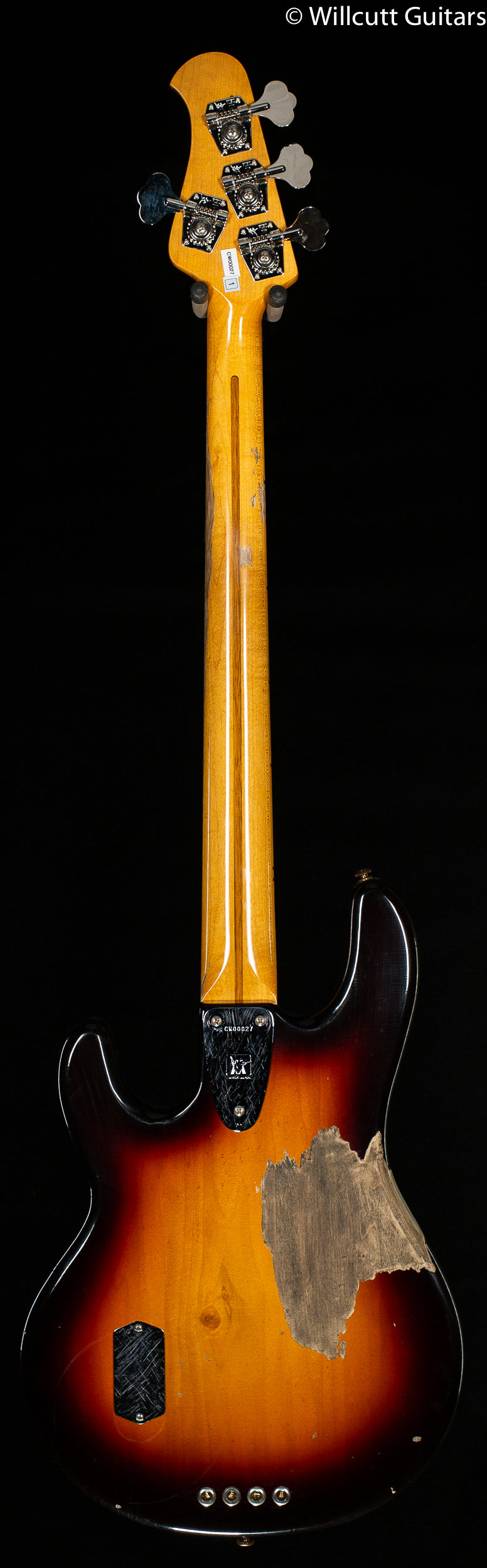 Ernie Ball Music Man Cliff Williams StingRay Bass Back in Burst Bass Guitar
