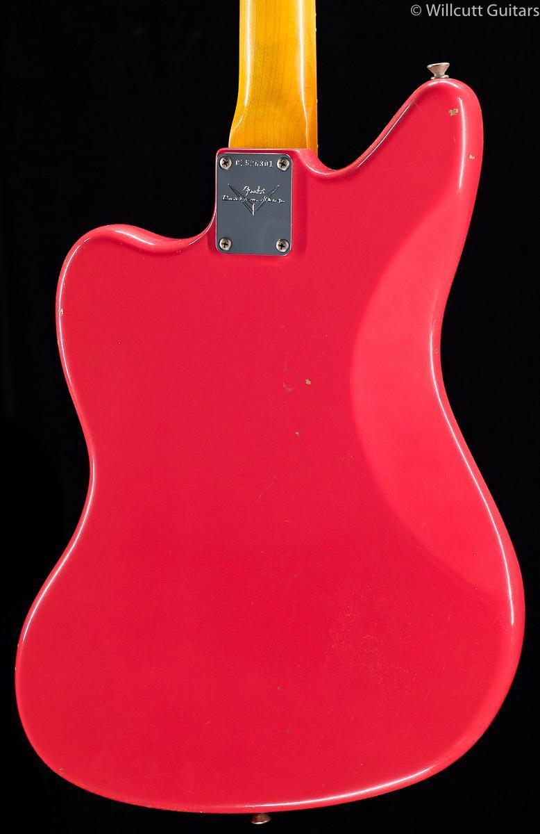 Fender Custom Shop 1963 Jaguar Journeyman Relic Faded Fiesta Red