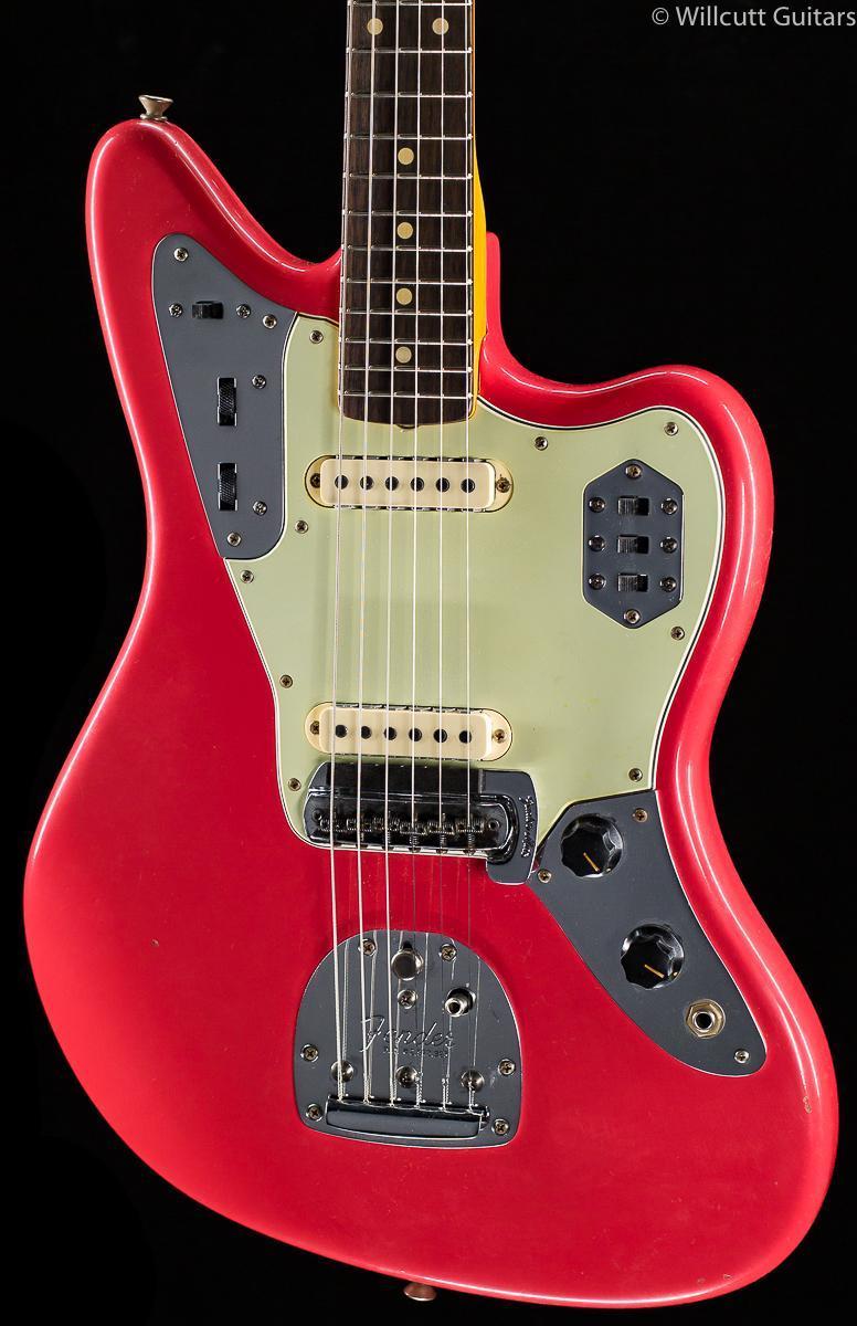 Fender Custom Shop 1963 Jaguar Journeyman Relic Faded Fiesta Red