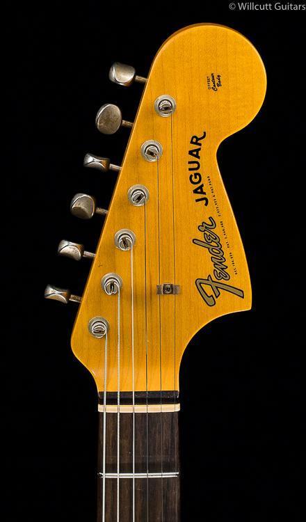 Fender Custom Shop 1963 Jaguar Journeyman Relic Faded Fiesta Red