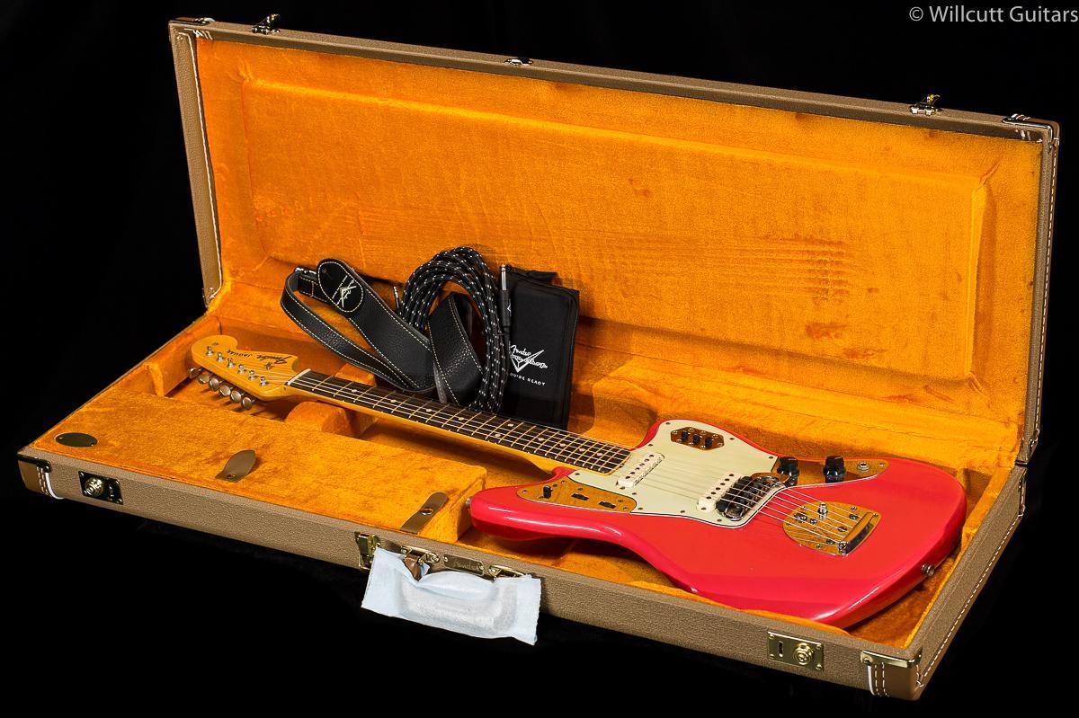 Fender Custom Shop 1963 Jaguar Journeyman Relic Faded Fiesta Red