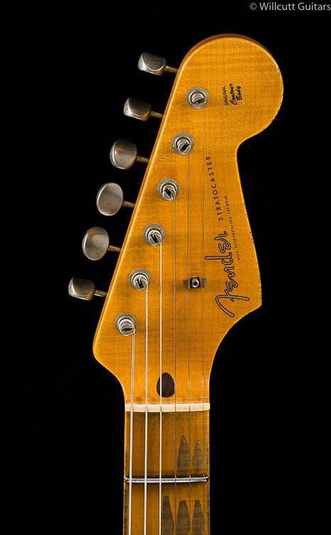 Fender Custom Shop 1957 Strat Heavy Relic Fiesta Red over Pink Paisley