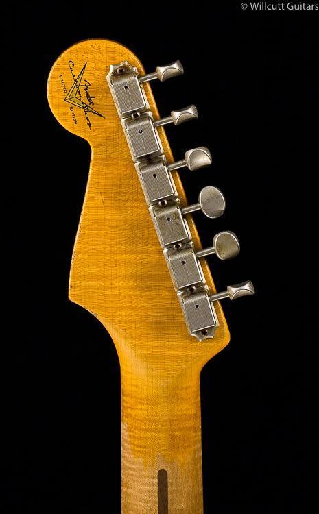 Fender Custom Shop 1957 Strat Heavy Relic Fiesta Red over Pink Paisley