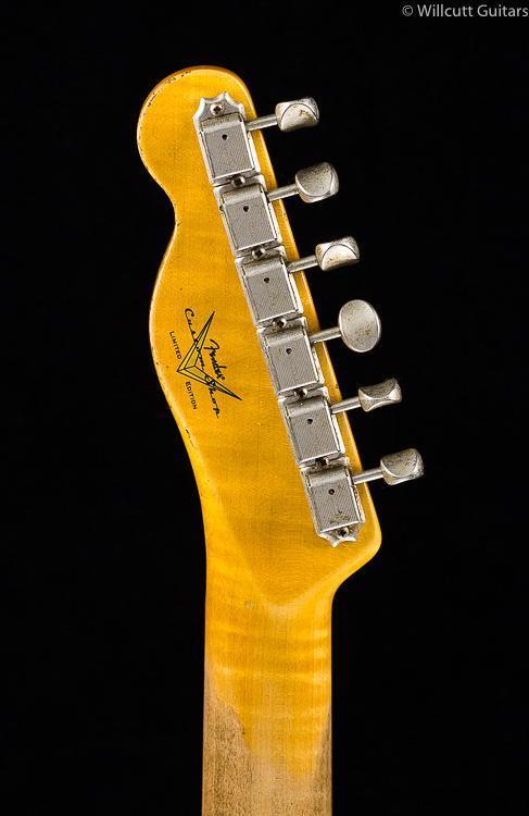 Fender Custom Shop Ltd '60s HS Tele Heavy Relic Candy Apple Red over Pink Paisley (705)
