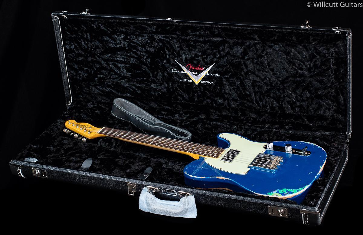 Fender Custom Shop LTD 60s HS Tele Lake Placid Blue over Blue Flower (964)