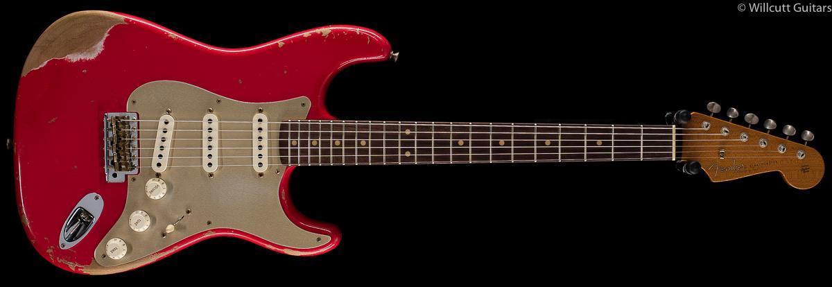 Fender Custom Shop LTD 2017 Heavy Relic '59 Strat Roasted Aged Fiesta Red (663)