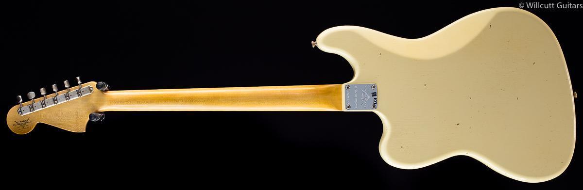 Fender Custom Shop LTD 60's Bass VI Journeyman Relic Aged Vintage White