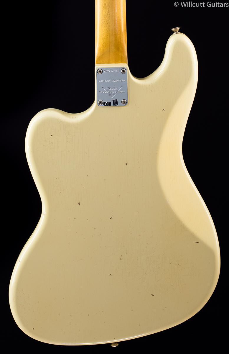 Fender Custom Shop LTD 60's Bass VI Journeyman Relic Aged Vintage White