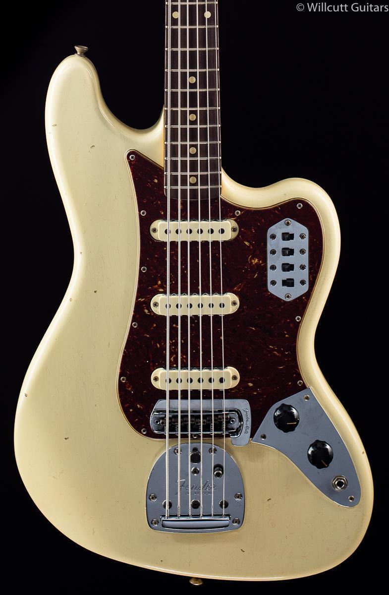 Fender Custom Shop LTD 60's Bass VI Journeyman Relic Aged Vintage White