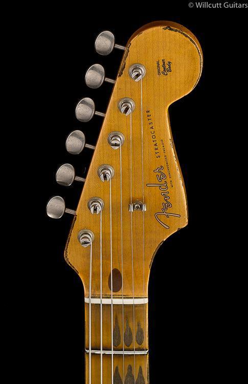 Fender Custom Shop 2019 '59 Stratocaster Heavy Relic Faded Chocolate 3-Color Sunburst