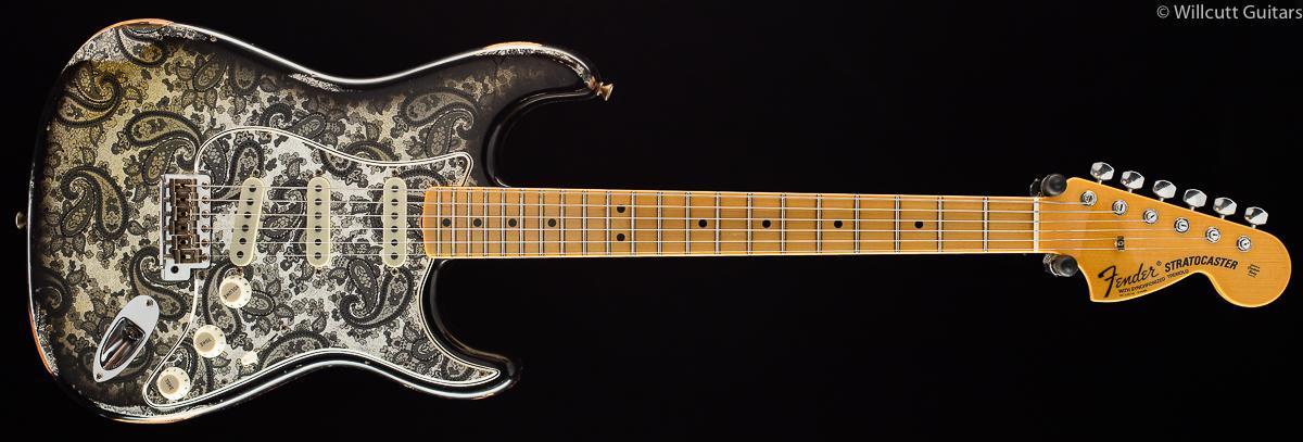 Fender Custom Shop LTD '68 Strat Black Paisley Relic