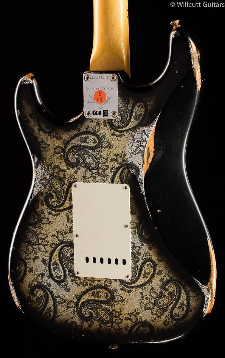 Fender Custom Shop LTD '68 Strat Black Paisley Relic