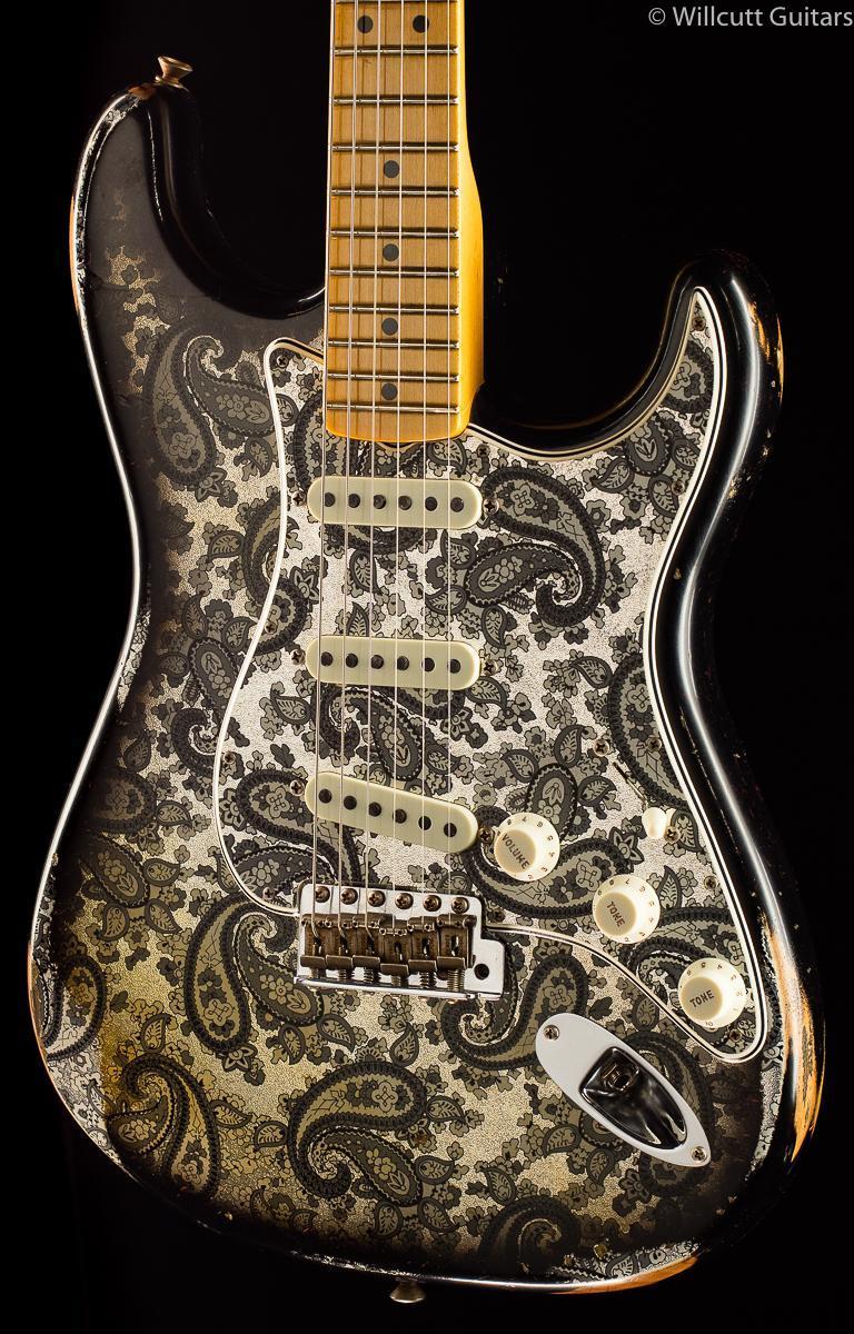 Fender Custom Shop LTD '68 Strat Black Paisley Relic