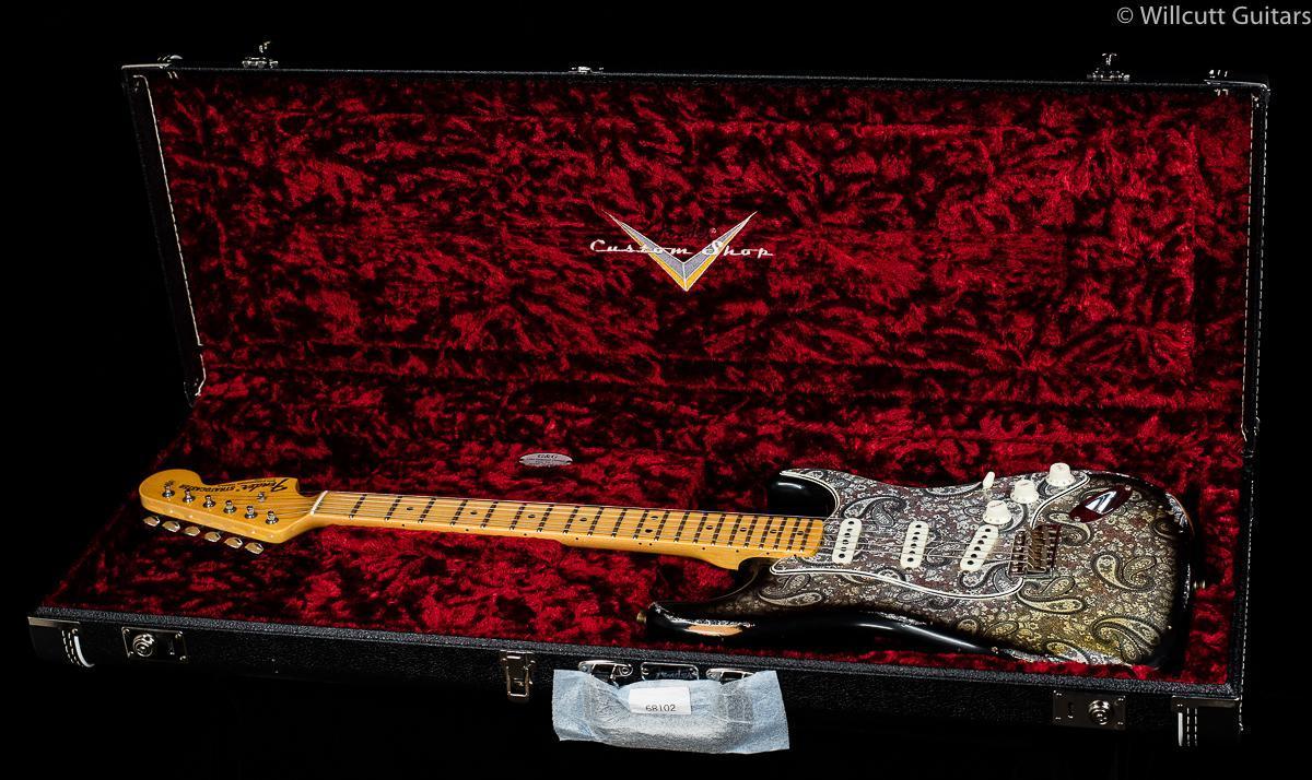 Fender Custom Shop LTD '68 Strat Black Paisley Relic