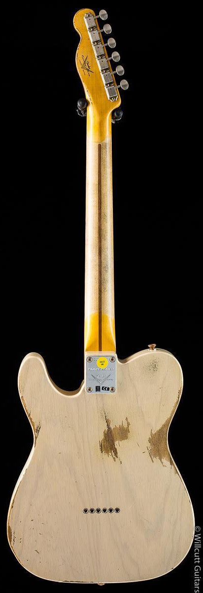 Fender Custom Shop Summer '18 LTD 1954 Tele Heavy Relic Aged White Blonde