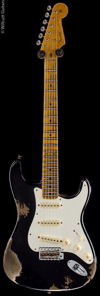 Fender Custom Shop 2019 '59 Stratocaster Heavy Relic Aged Black