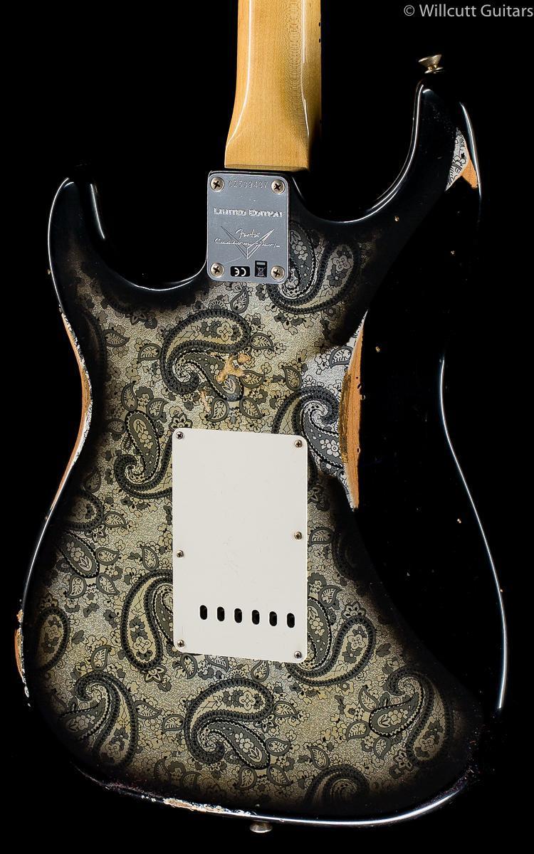 Fender Custom Shop LTD '68 Strat Black Paisley Relic